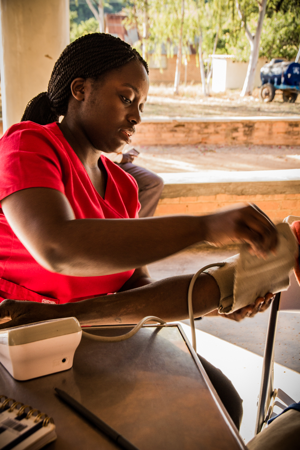 Vongai Tizora reflecting on her pre-health internship in Zimbabwe